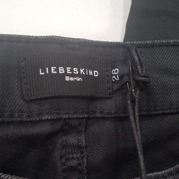 LIEBESKIND BERLIN BLACK WOMEN'S JEANS - Picture 5 of 5